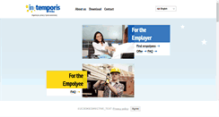 Desktop Screenshot of intemporis.eu